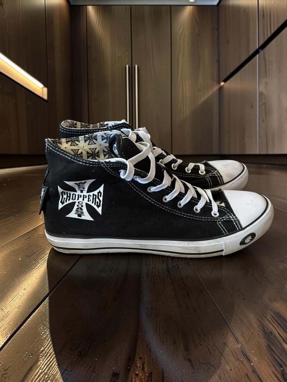 West Coast Choppers WCCSH001ZW High-Top Sneakers Size 46 M 12 Black